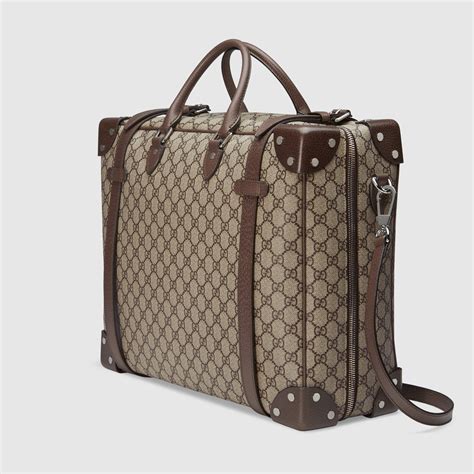 gucci avuzzera|gucci leather suitcase.